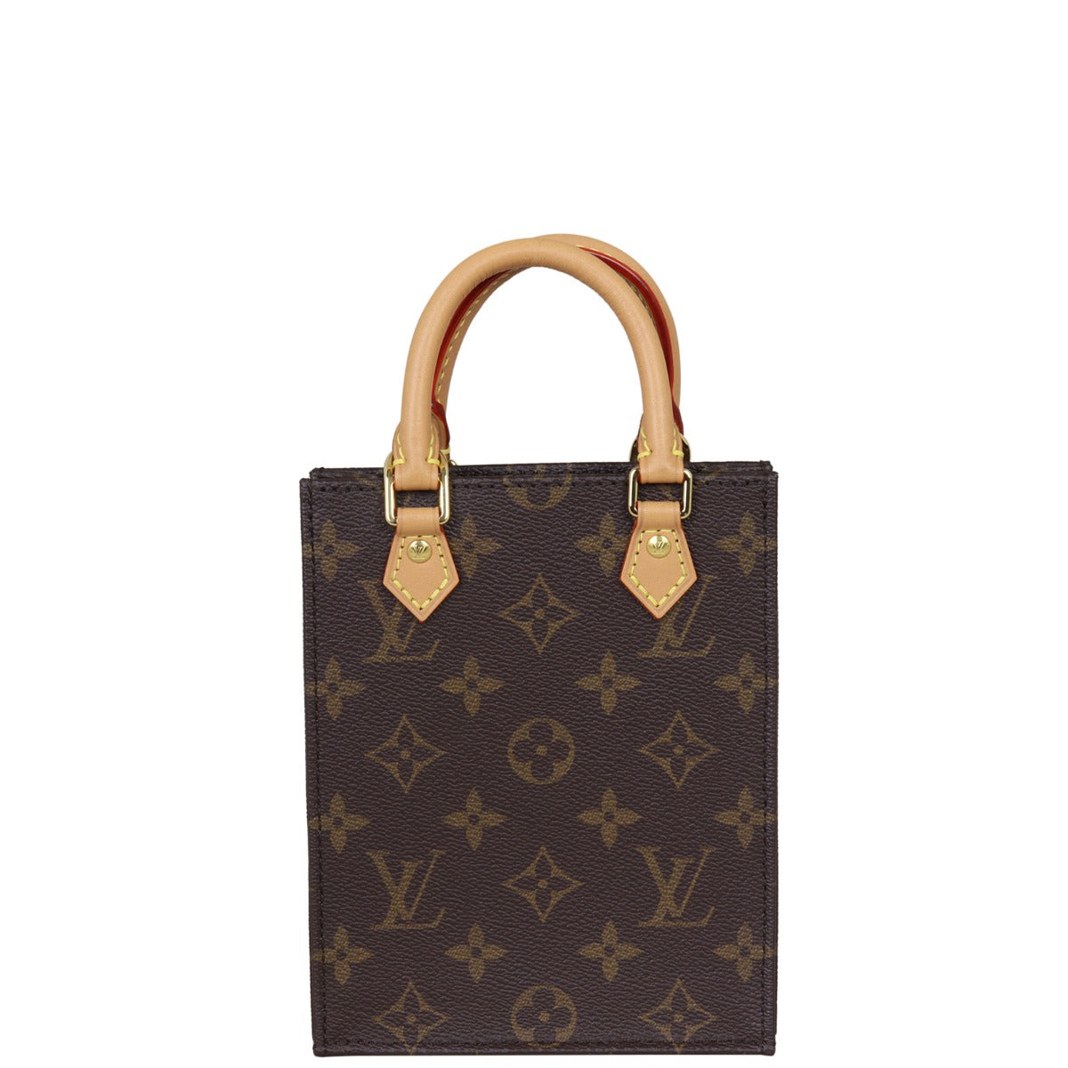 Louis Vuitton Petit Sac Plat Monogram Front