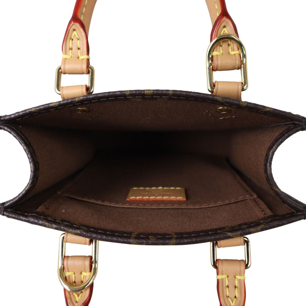 Louis Vuitton Petit Sac Plat Monogram Interior