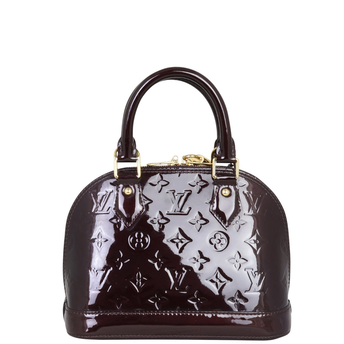 Louis Vuitton Alma BB Monogram Vernis Front