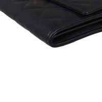 Chanel CC Golden Class Long Wallet Corner Closeup