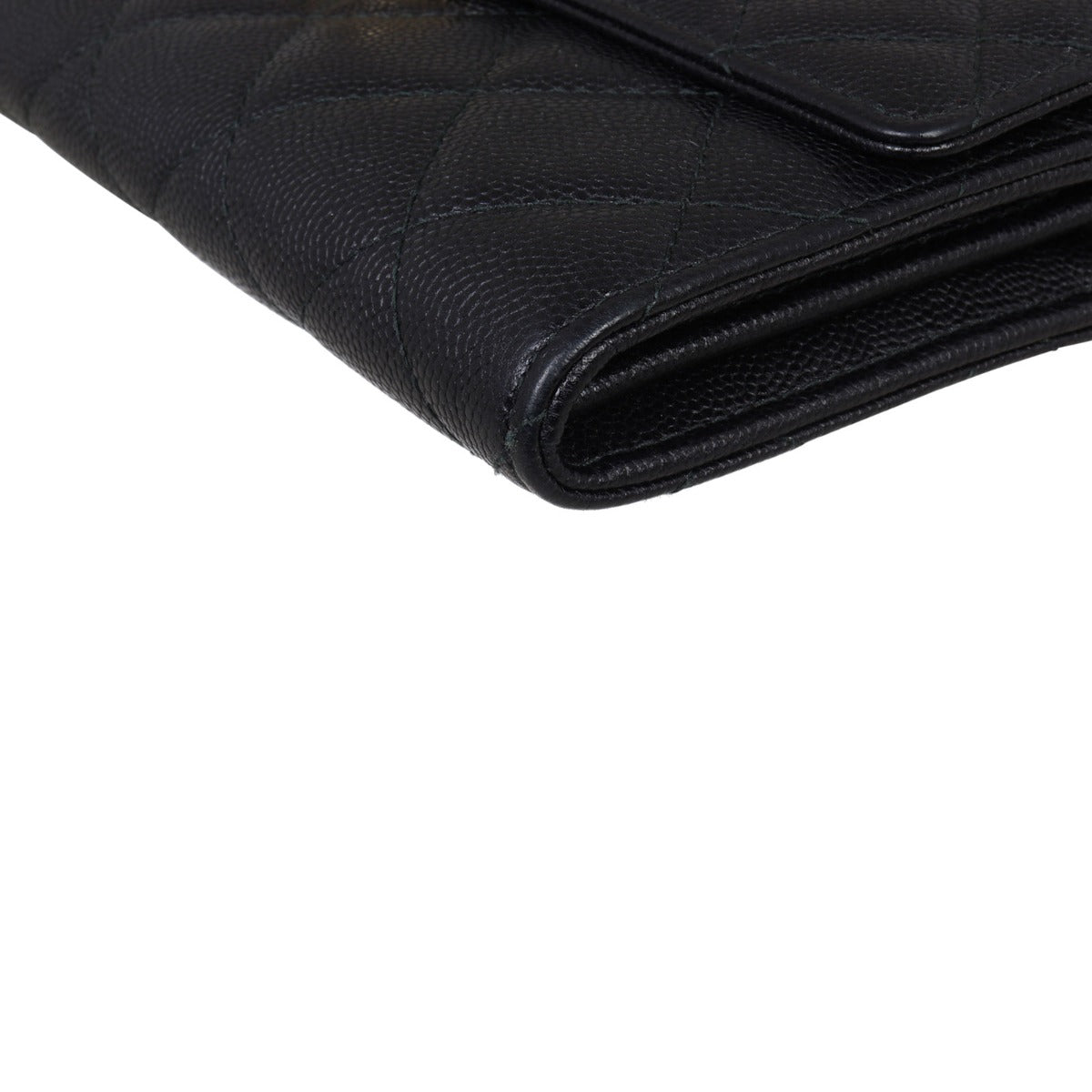 Chanel CC Golden Class Long Wallet Corner Closeup