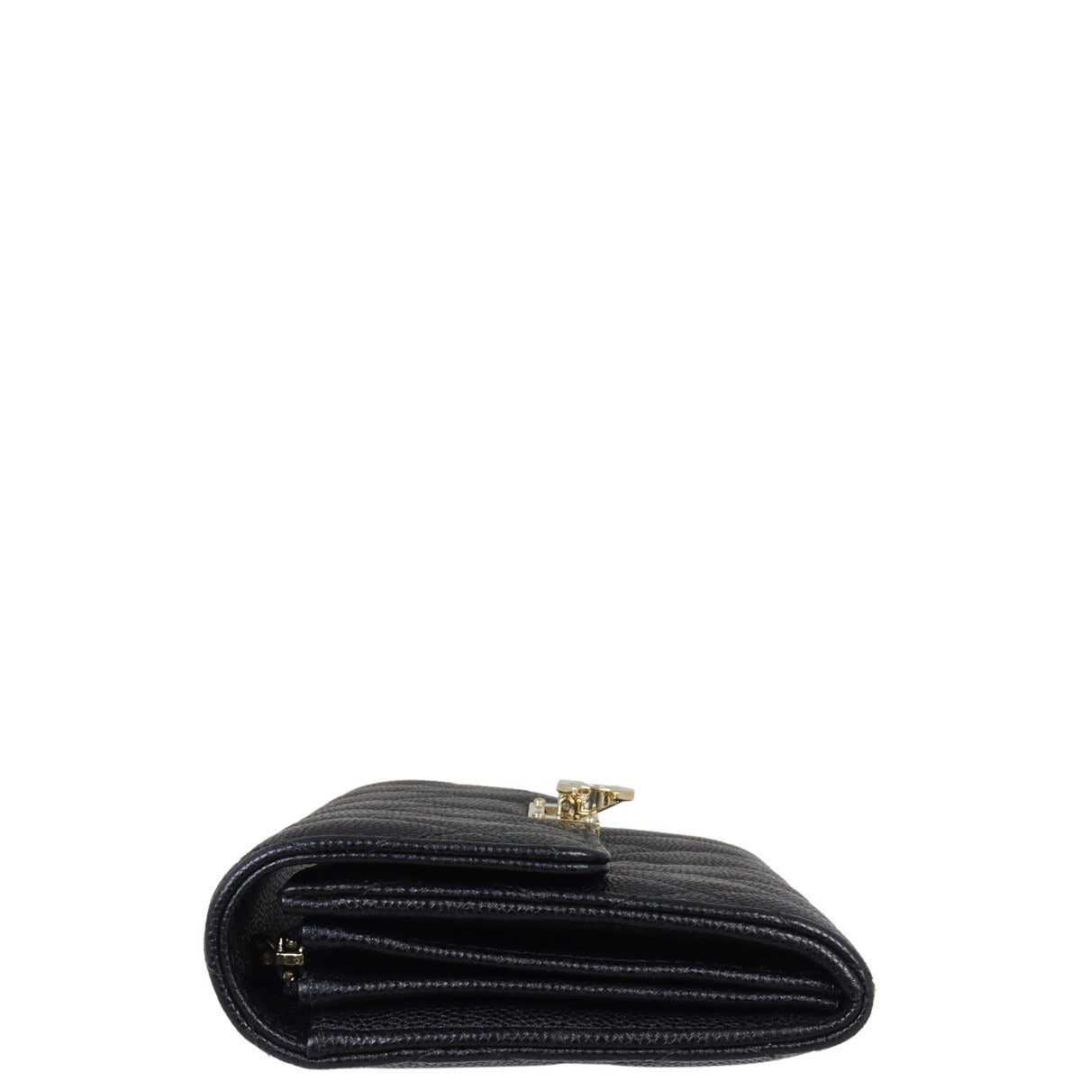 Chanel CC Golden Class Long Wallet Side