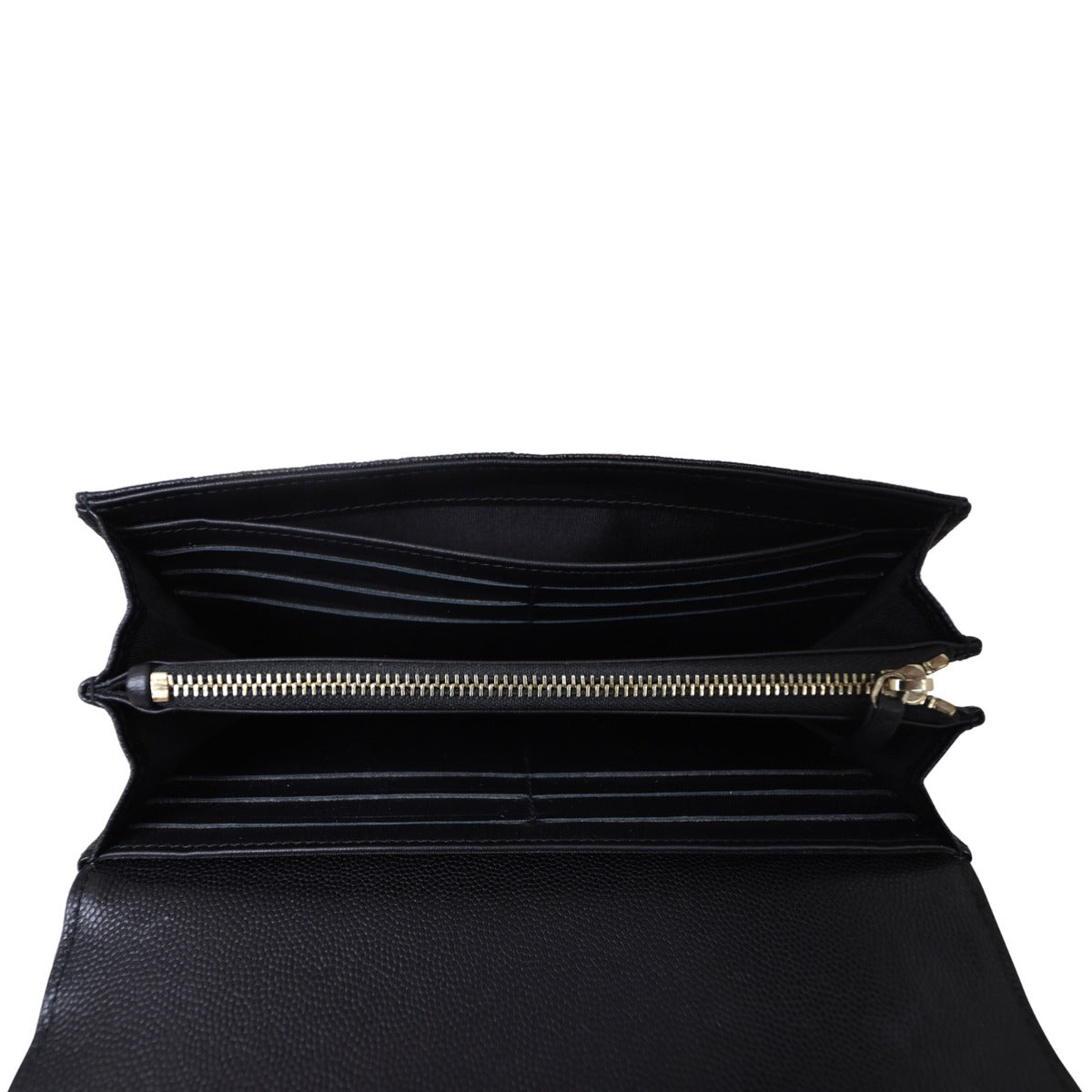 Chanel CC Golden Class Long Wallet Interior