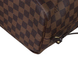 Louis Vuitton Neverfull MM Damier Ebene (no pouch) Corner Closeup
