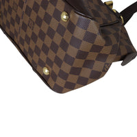 Louis Vuitton Verona PM Damier Ebene Corner Closeup