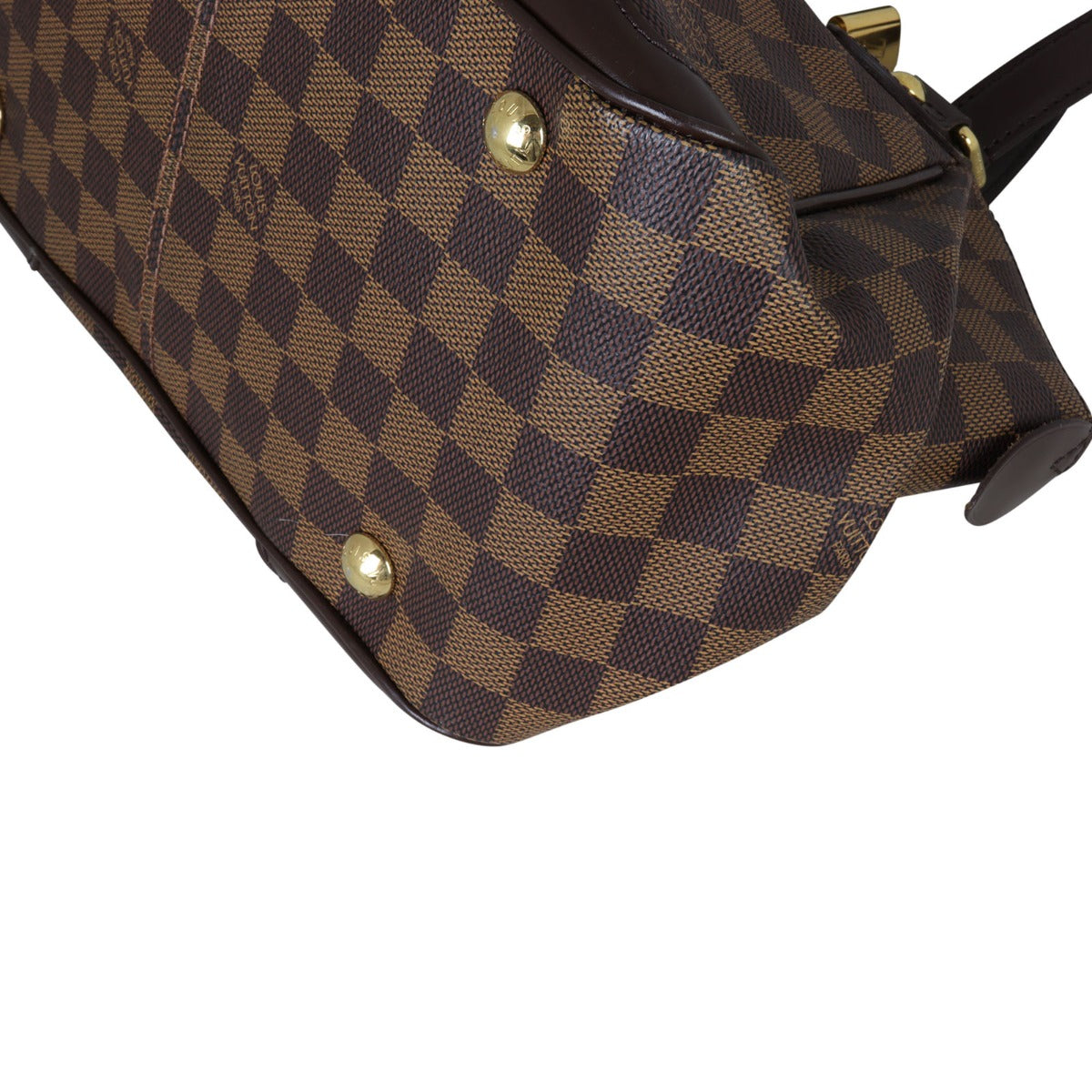 Louis Vuitton Verona PM Damier Ebene Corner Closeup
