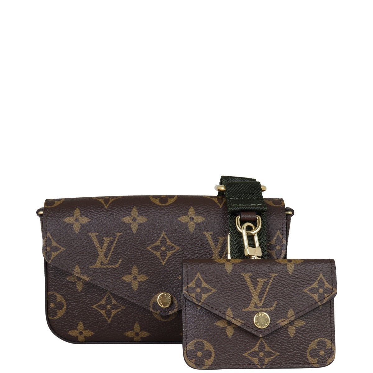 Louis Vuitton Felicie Strap & Go Monogram Front with Pouch
