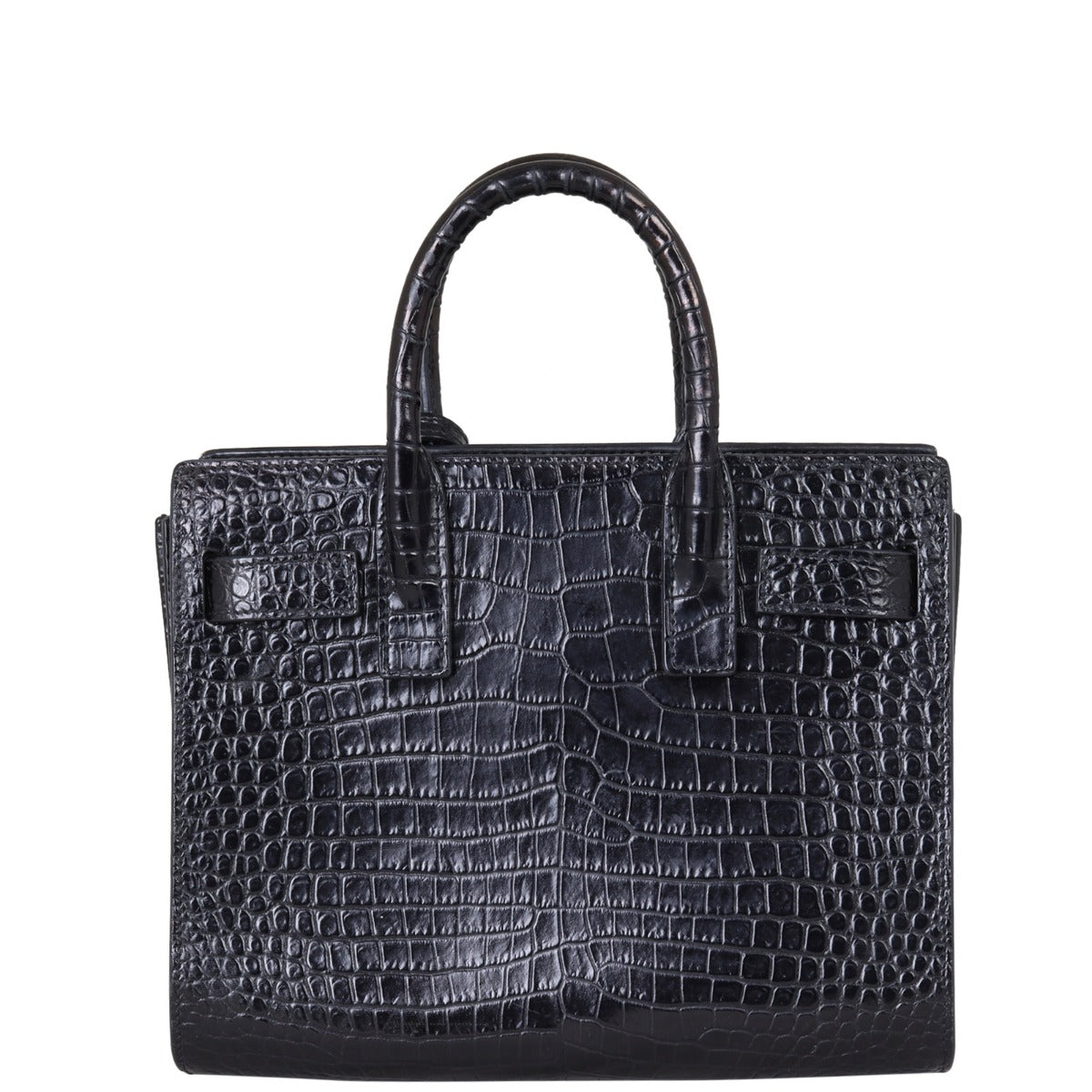 Saint Laurent Sac de Jour Nano Croc-Embossed Back