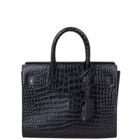 Saint Laurent Sac de Jour Nano Croc-Embossed Front