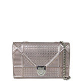 Dior Diorama Wallet on Chain Micro-cannage Front 