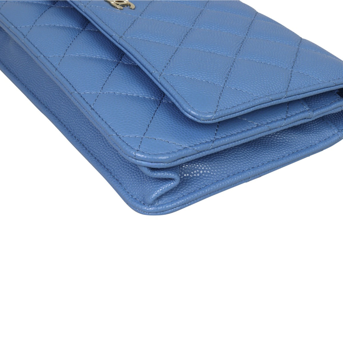 Chanel Classic Wallet on Chain Corner Closeup