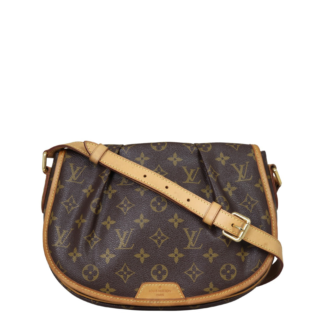 Louis Vuitton Menilmontant PM Monogram Front with Strap