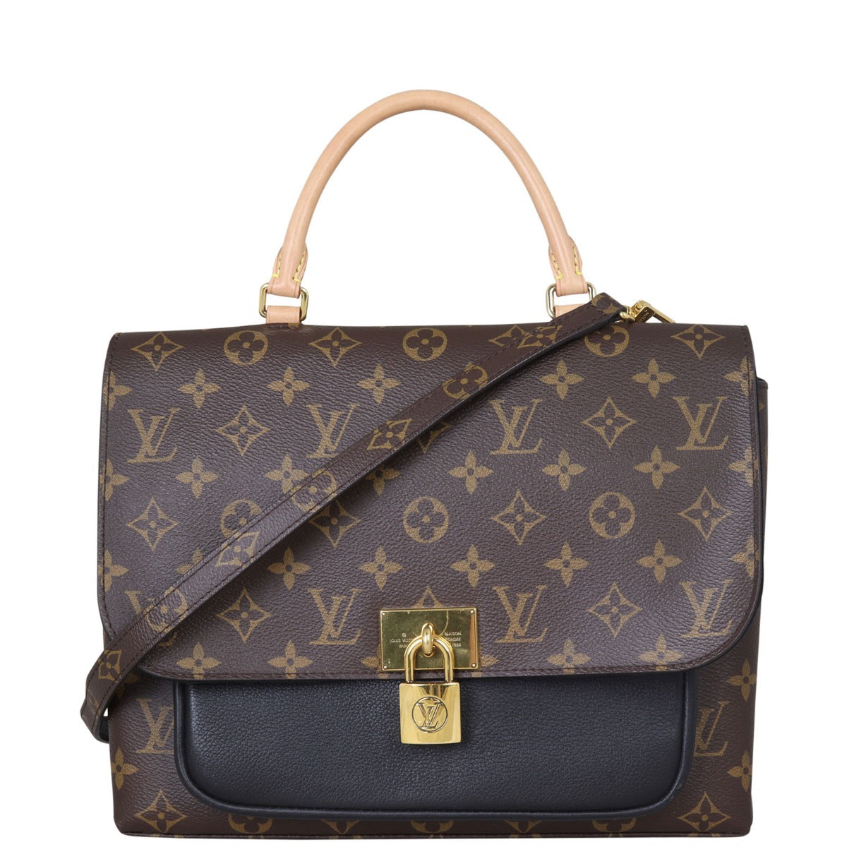 Louis Vuitton Marignan Messenger Bag Monogram Front with Strap