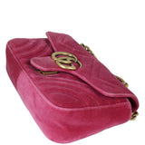 Gucci GG Marmont Velvet Mini Shoulder Bag  Corner Distance
