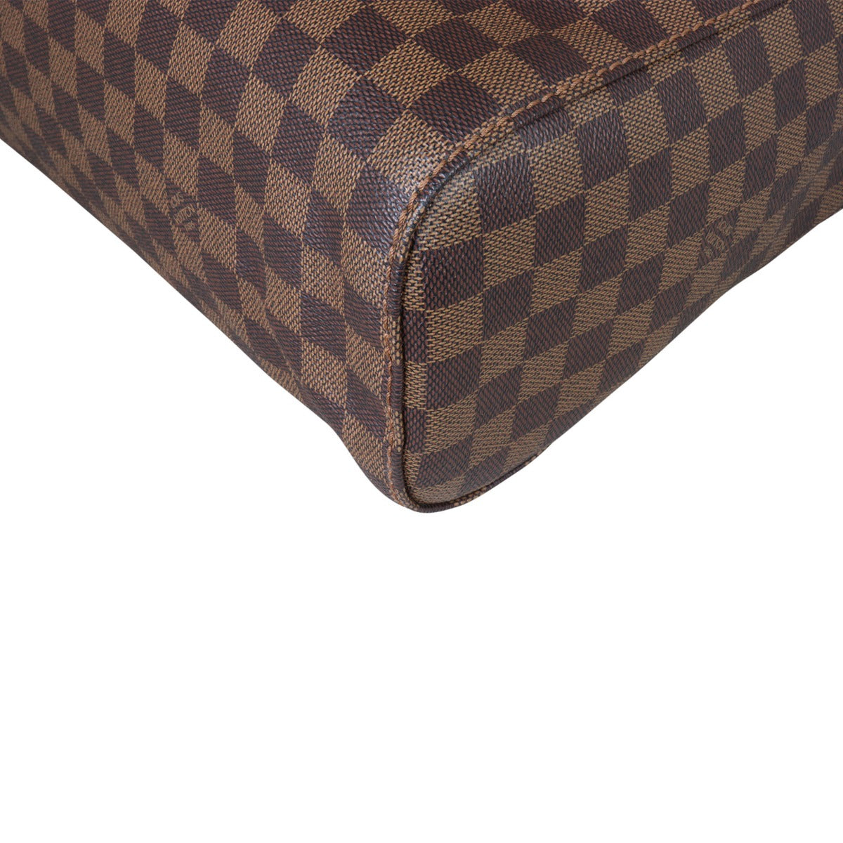 Louis Vuitton Portobello GM Damier Ebene Corner Closeup