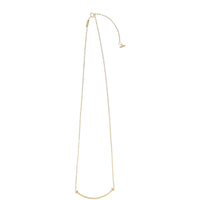 Tiffany & Co T Smile Pendant Small 18k Yellow Gold