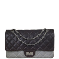 Chanel 2.55 Reissue 227 Double Flap Bag Front with Strap