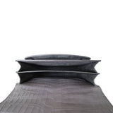 Saint Laurent Sunset Medium Croc-Embossed Interior