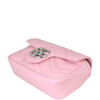 Gucci GG Marmont Super Mini Shoulder Bag Corner Closeup