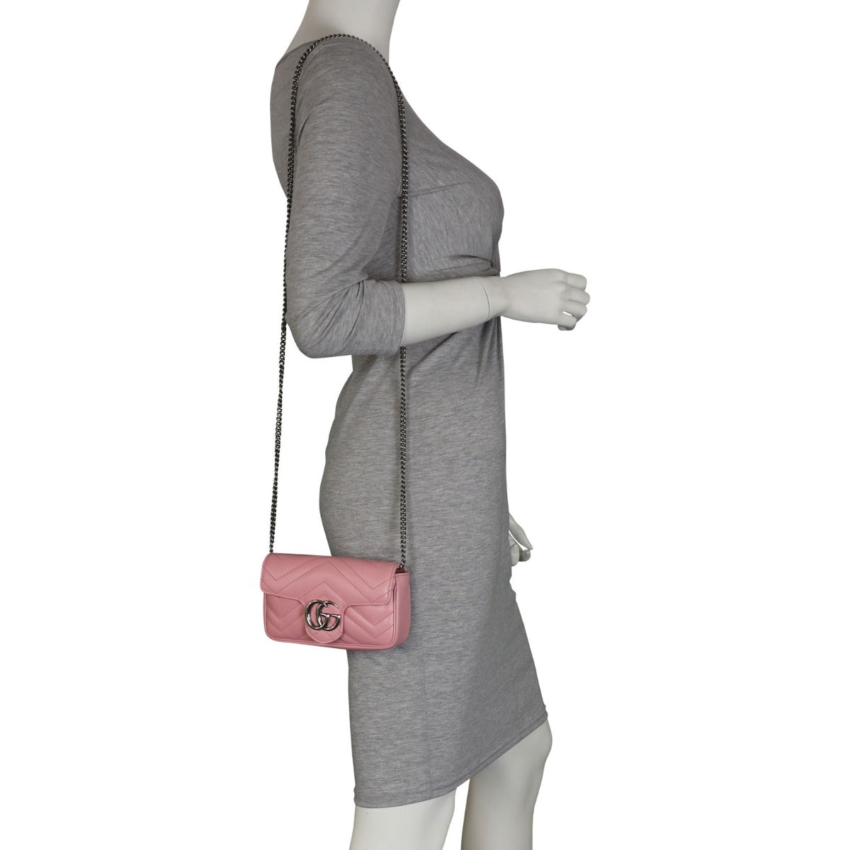 Gucci GG Marmont Super Mini Shoulder Bag Mannequin