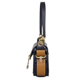 Chloe Tess Small Croc-Embossed Side