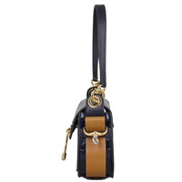 Chloe Tess Small Croc-Embossed Side