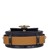 Chloe Tess Small Croc-Embossed Base