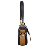 Chloe Tess Small Croc-Embossed Side