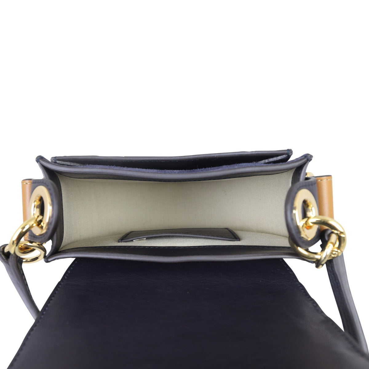 Chloe Tess Small Croc-Embossed Interior