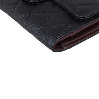Chanel Classic Flap Long Wallet Corner Closeup