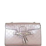 Gucci Emily Guccissima Chain Shoulder Bag Front