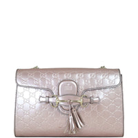 Gucci Emily Guccissima Chain Shoulder Bag Front