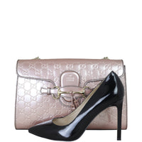 Gucci Emily Guccissima Chain Shoulder Bag  Shoe