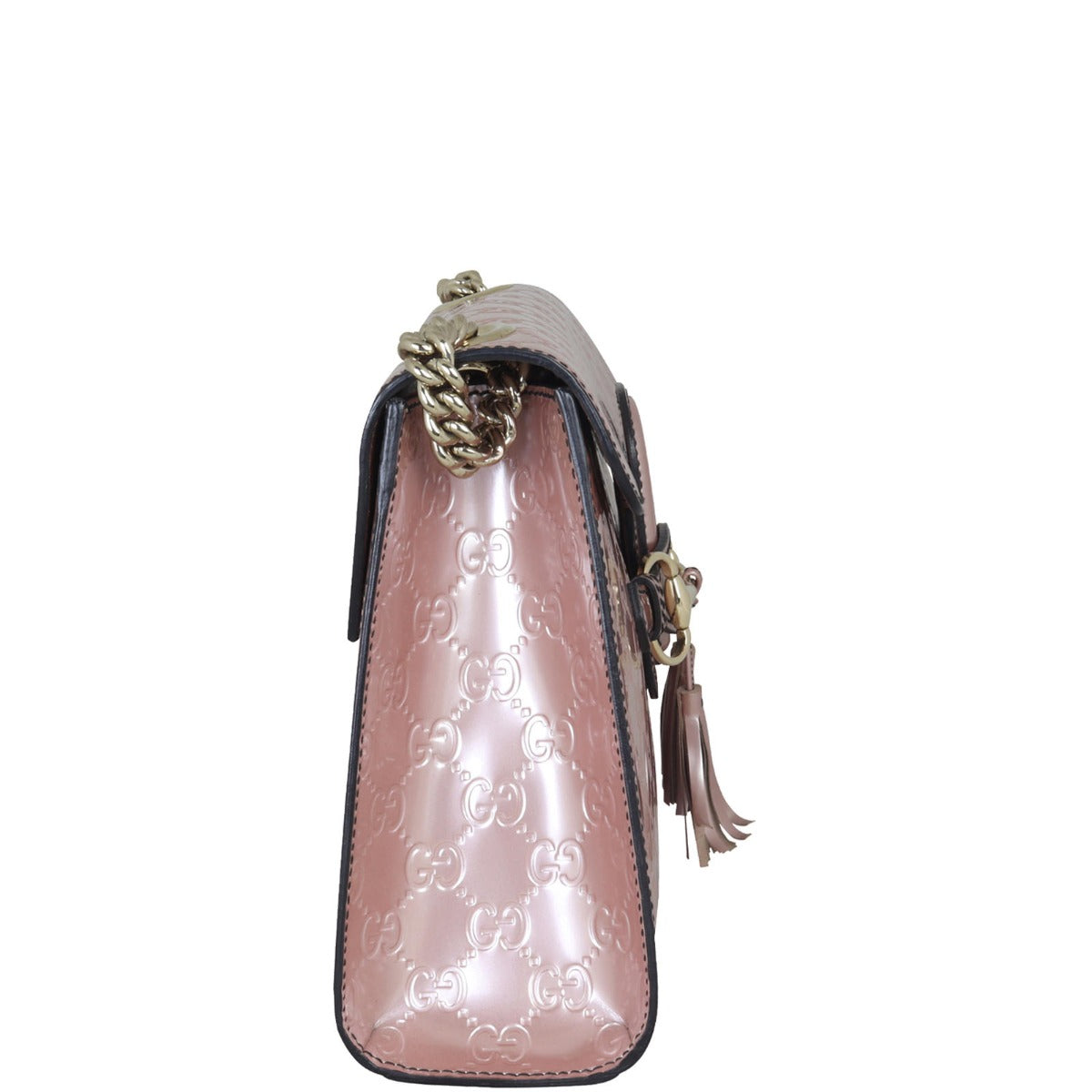 Gucci Emily Guccissima Chain Shoulder Bag Side