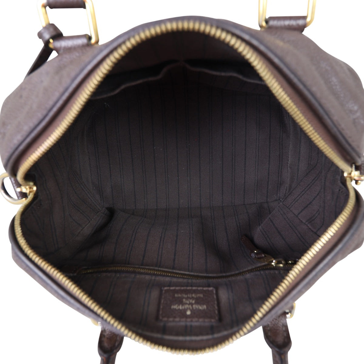 Louis Vuitton Speedy 25 Bandouliere Monogram Empreinte Interior Stamp