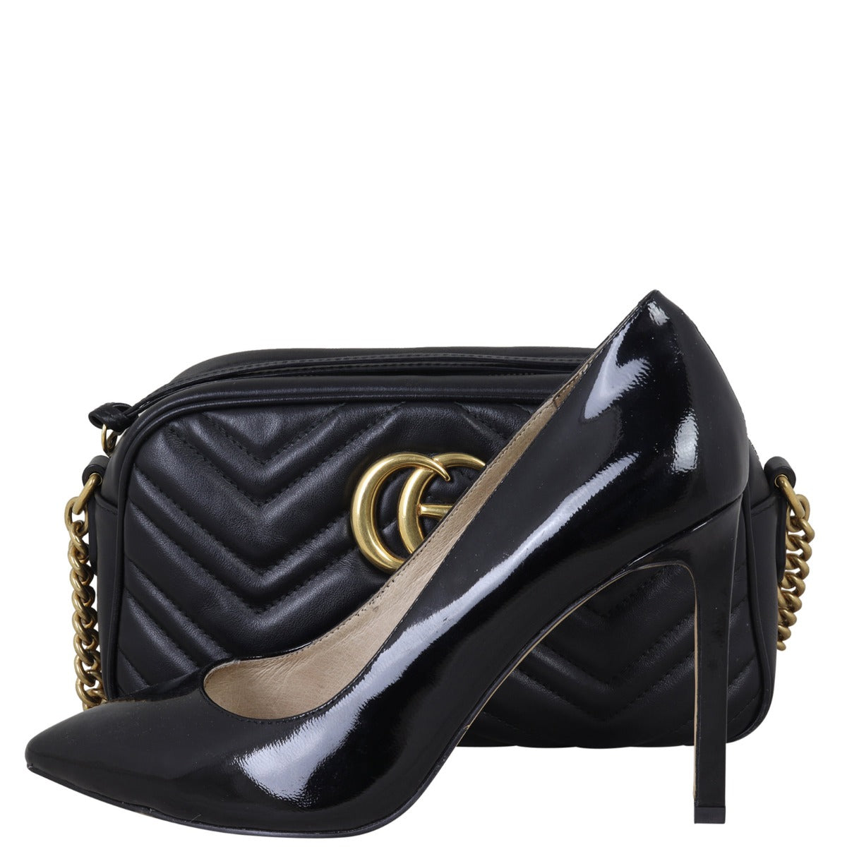 Gucci GG Marmont Small Camera Bag Shoe