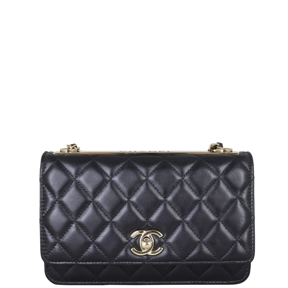 Chanel CC Trendy Wallet on Chain Front