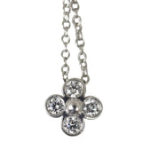 Tiffany & Co Flower Platinum Diamond Pendant 