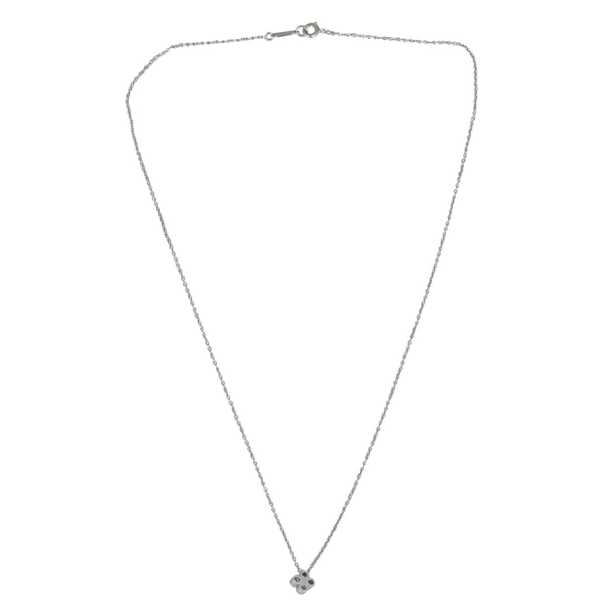 Tiffany & Co Flower Platinum Diamond Pendant Necklace