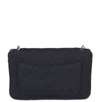 Chanel Fabric Tote with Chain Pouch Folded Back