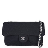 Chanel Fabric Tote with Chain Pouch Folded