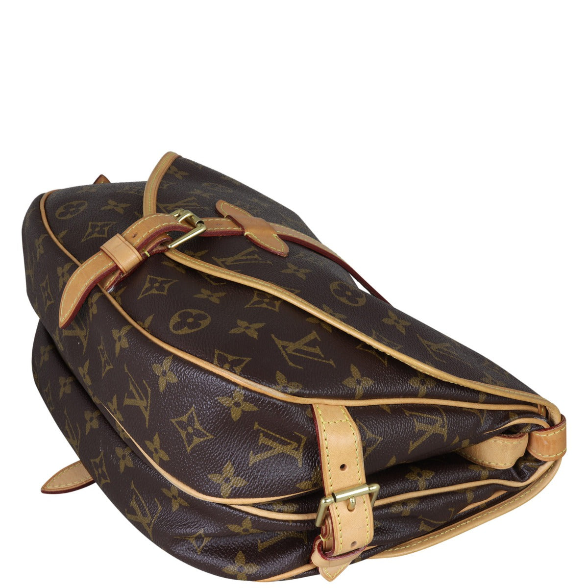 Louis Vuitton Saumur 30 Monogram Corner Distance