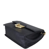 Prada Saffiano Turn Lock Chain Shoulder Bag Corner Distance