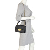Prada Saffiano Turn Lock Chain Shoulder Bag Mannequin