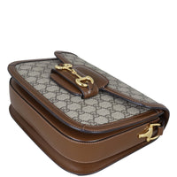 Gucci GG Supreme 1955 Horsebit Shoulder Bag Corner Distance