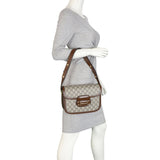Gucci GG Supreme 1955 Horsebit Shoulder Bag Mannequin