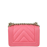 Chanel Boy Chevron Mini Back