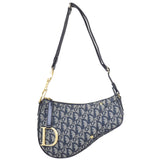 Dior Saddle Pochette Oblique Front