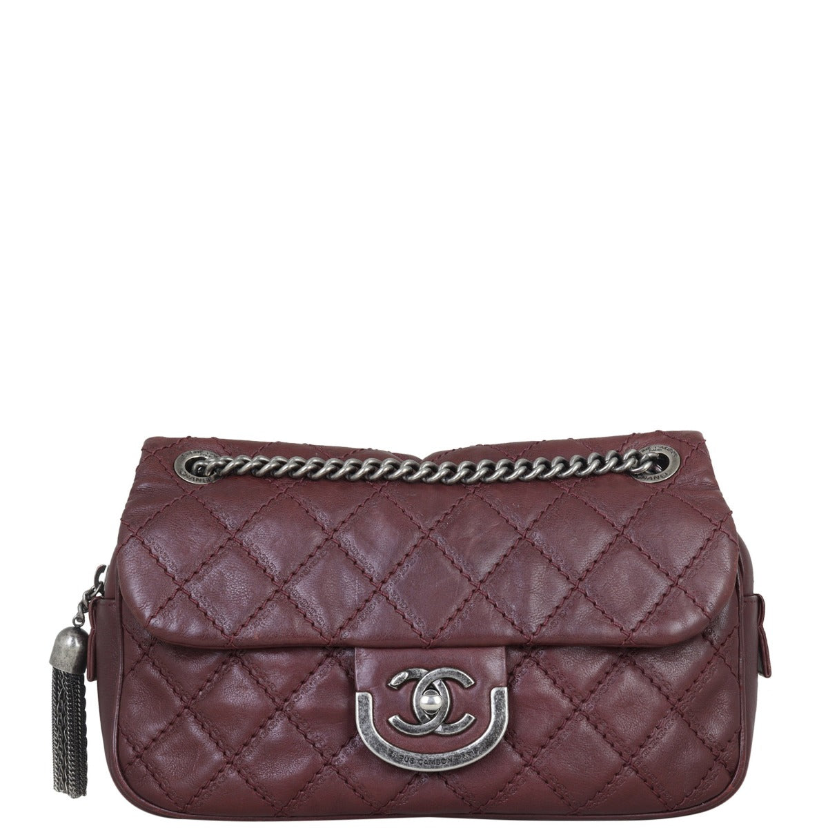 Chanel Coco Sporran Jumbo Flap Bag Front