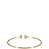 Tiffany & Co T Wire Bracelet 18k Rose Gold Bracelet